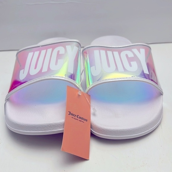 Juicy Couture Shoes - Juicy Couture Iridescent Sandals size 10 NWT